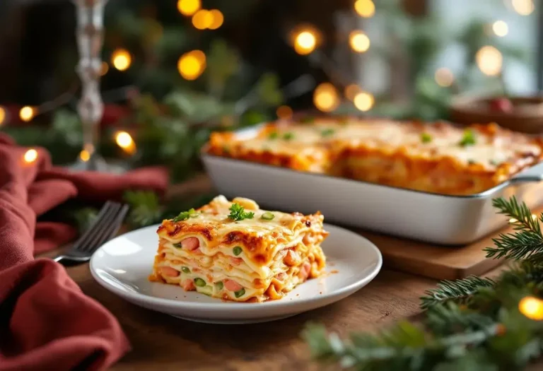 Avalanche de béchamel, saumon fondant et fromage gratiné : ces lasagnes de Noël sont une pure tuerie