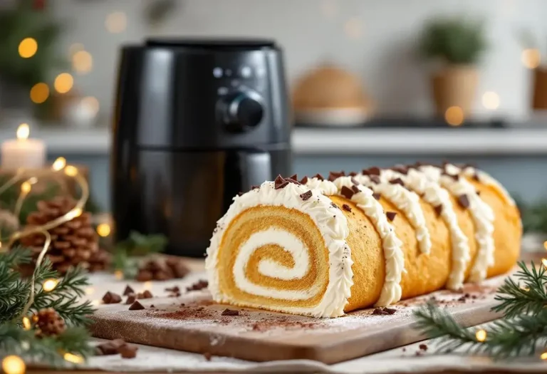 Bûche de Noël au Airfryer : la recette ultra express pour bluffer vos invités sans allumer le four