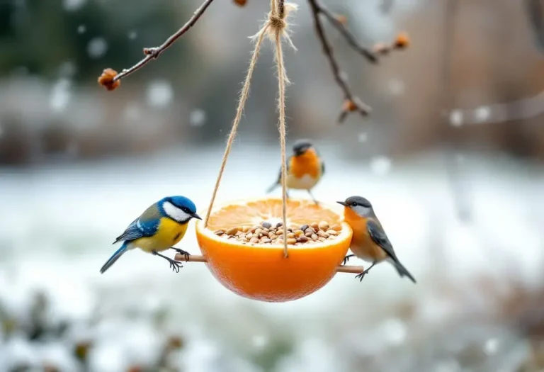 Cet agrume que vous jetez chaque matin peut devenir un refuge précieux pour les oiseaux du jardin cet hiver