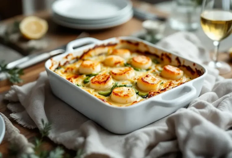Gratin poireaux–Saint-Jacques : « simple à faire, mais digne d’un repas de fête »