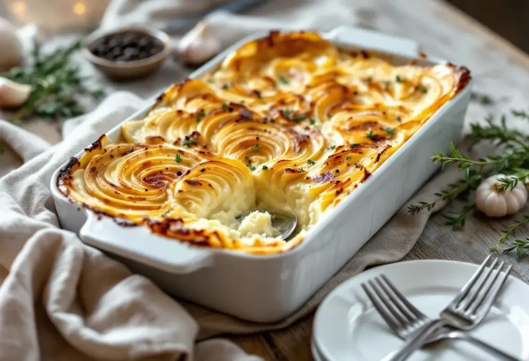 Mon accompagnement qui fait toujours un carton : le gratin dauphinois, à préparer la veille sans stress !