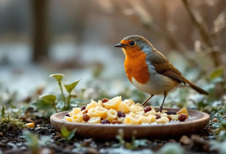 Rouges-gorges au jardin : ce soir, mettez dehors cet aliment de base à 3 centimes, que la plupart des jardiniers oublient