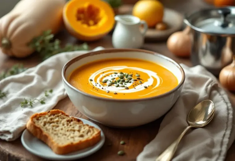 Soupe courge butternut 4 ingrédients : le velouté ultra réconfortant