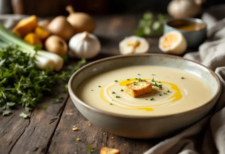 "Une de mes soupes préférées" - un velouté blanc ultra fondant, plein de goût et bon pour la santé