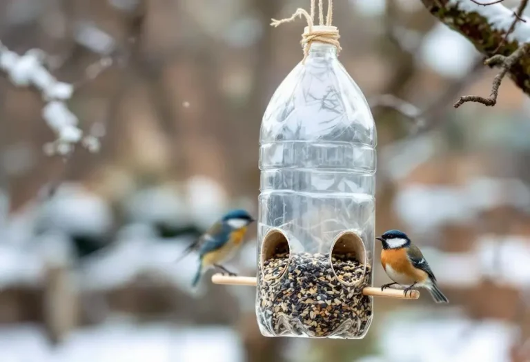 Voici comment une bouteille plastique devient une mangeoire parfaite pour les oiseaux